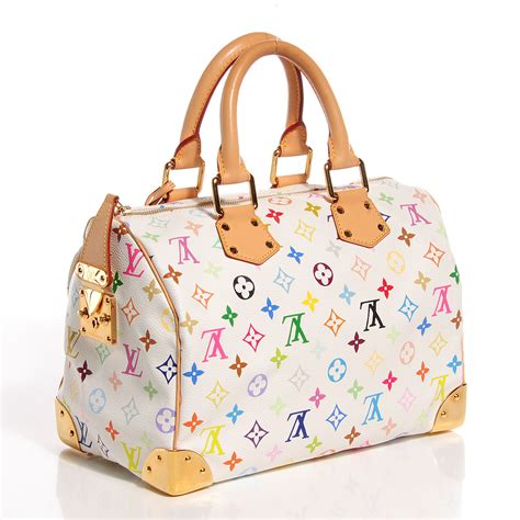 louis vuitton speedy multicolor white|louis vuitton multicolor monogram.